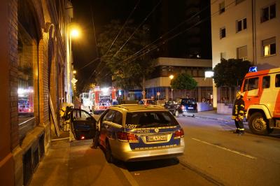 Kabelbrand im dritten Stock in Esslingen