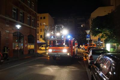Kabelbrand im dritten Stock in Esslingen