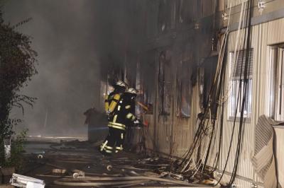 Brand eines Asylheimes in Rottenburg