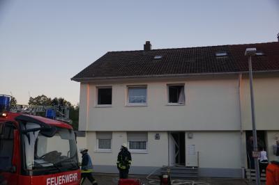 Spuehlmaschiene loest Kuechenbrand in Ohmden aus