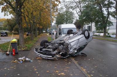 Vermutlich Gas- und Bremspedal verwechselt  in Wernau