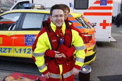 Aktionstag der Rettungskraefte in Pforzheim