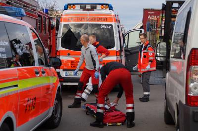 Arbeitsunfall in Filderstadt - Hand schwerst verletzt 