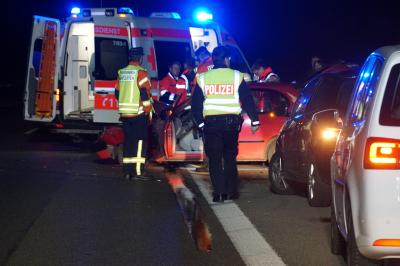 Reichenbach Fils / Ebersbach Fils - Schwerer Verkehrsunfall vordert zwei Verletzte auf der B10