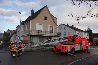 Uhingen: Kellerbrand in Uhingen