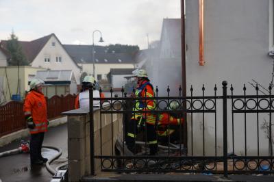 Uhingen: Kellerbrand in Uhingen