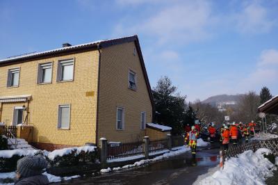 Donzdorf: Nach Brand in Heizungsraum - Haus unbewohnbar