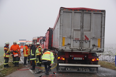 Donzdorf: Toetlicher Verkersunfall auf der K1401 bei Schnittlingen