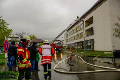 Donzdorf: Feuerwehren aus dem Kreis ueben Grosseinsatz