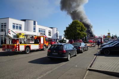 Holzgerlingen: Grossbrand einer Firma 