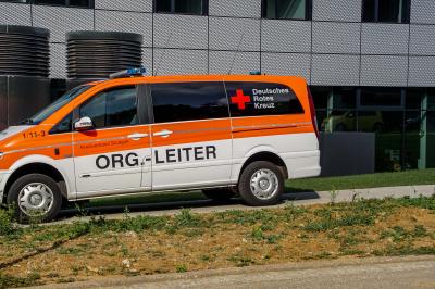 Stuttgart- Vaihingen: Brand im Deutschen Zentrum fuer Luft- Raumfahrt