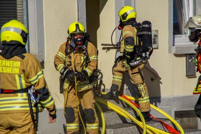 Rutesheim: Kellerbrand sorgt fuer starke Rauchentwicklung.