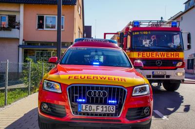 Rutesheim: Kellerbrand sorgt fuer starke Rauchentwicklung.