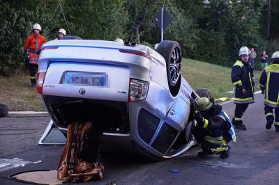 Kirchheim: Schwerer Verkehrsunfall auf der K1205 