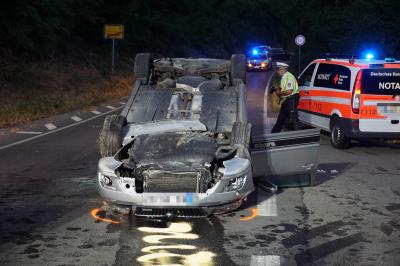 Kirchheim: Schwerer Verkehrsunfall auf der K1205 