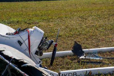 Gruibingen - Ultraleichtflieger bei Absturz toedlich verletzt 