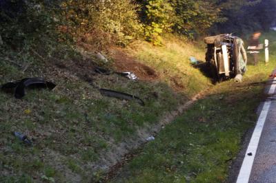 Wilferdingen: Schwerer Verkehrsunfall fordert Schwerverletzte 