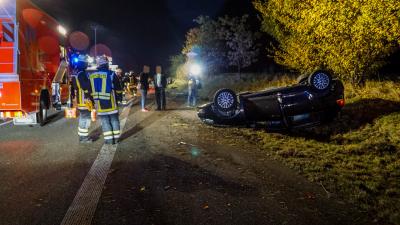Gerlingen: Schwerer Unfall fordert zwei Verletzte auf der Autobahn