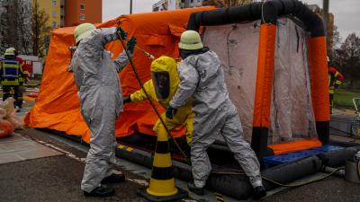 Boeblingen: Katastrophenschutzuebung in Boeblingen