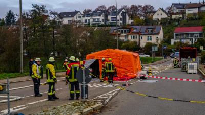 Boeblingen: Katastrophenschutzuebung in Boeblingen