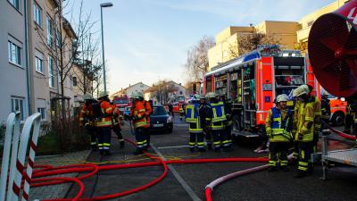 Gerlingen: Tiefgaragenbrand sorgt fuer Grosseinsatz