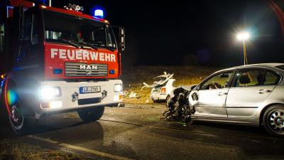 Ditzingen: Schwerer Verkehrsunfall auf der B295