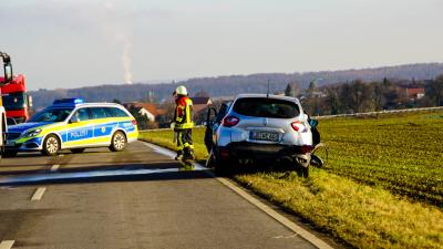 Korntal-Muenchingen:Auffahrunfall mit drei Verletzten