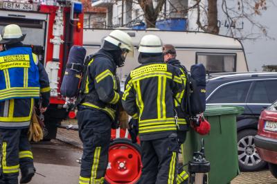 Moeglingen: Muelleimer in einer Kueche geht in Flammen auf - Aufmerksame Anwohner verhindern schlimmeres
