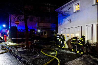 Rechberghausen: Kellerbrand loest Grosseinsatz fuer die Rettungskraefte aus