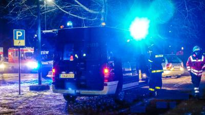 Leonberg: Das THW uebt am alten Rathaus in Leonberg