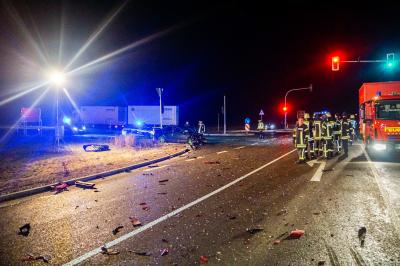 Suessen: Bei Rot angefahren - Zwei Schwerverletzte