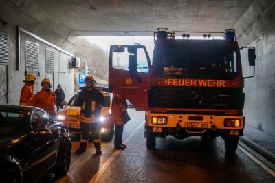 Grossbottwar: Zwei Verletzte nach Verkehrsunfall im Hochbergfeldtunnel
