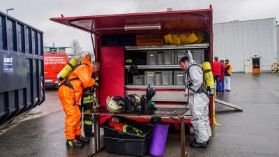 Herrenberg:Auslaufendes Produkt in grosser Menge
