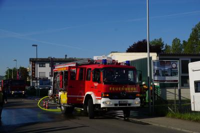 Oberboihingen: Brand in Firma - Drei verletzte mit Rauchgas