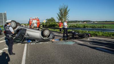 Bondorf: Zwei schwer Verletzte nach Unfall mit Motorrad