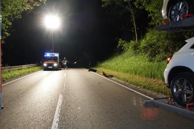 Muehlacker: auf der B10 kam es zu einem schweren Unfall zwischen einem klein Transporter und Pkw Transporter