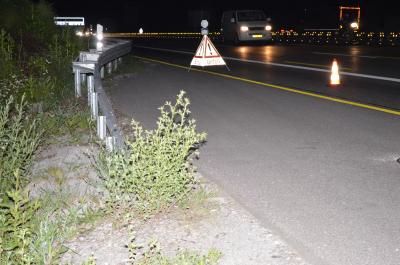 Fahrzeugbrand auf der A8 Leonberg Fahrtrichtung Muenchen