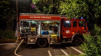 Weil der Stadt: Haus bei Gebaeubebrand voellig ausgebrannt