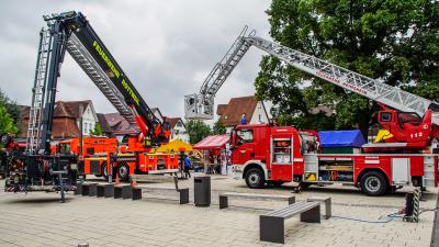 Renningen: Grosses Festwochenende zum 150-jaehrigen Jubilaeum der Feuerwehr Renningen