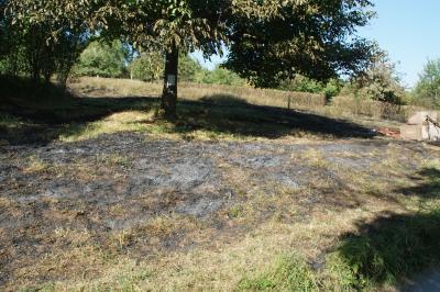 Keltern - Feuer geriet ausser Kontrolle - Mann bei Loeschversuch schwer verletzt