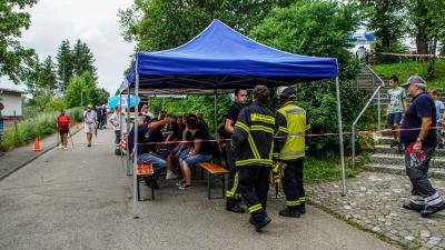 Waldenbuch: Feuerwehr probt den Ernstfall mit Firmenunterstuetzung