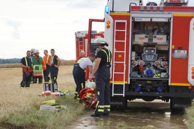 Koenigsbach: Flaechenbrand im Bereich Koenigsbach