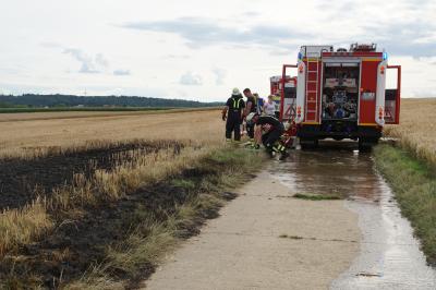 Koenigsbach: Flaechenbrand im Bereich Koenigsbach