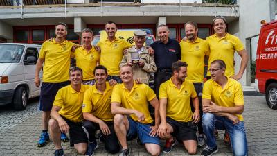 Renningen: Die Feuerwehr Renningen holt Gold bei den 16.Internationalen Feuerwehr Wettkaempfe in Villach