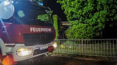 Nebringen: Nach Starkregen  dringt Wasser in die Sporthalle