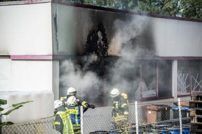 Burgstetten: Brand in einer Chemiefabrik