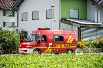 Burgstetten: Brand in einer Chemiefabrik