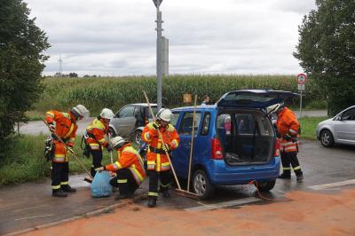 Schlierbach: Fahrer nimmt falsche Einfahrt und kollidiert mit Gegenverkehr auf der B297
