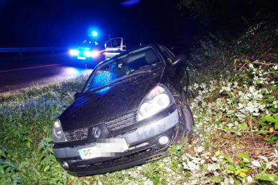 Pforzheim: Verkehrsunfall mit einem Pkw - eine Verletzte Person