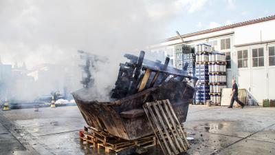 Dagersheim: Feuerwehr Uebung mit Mitmach-Stationen